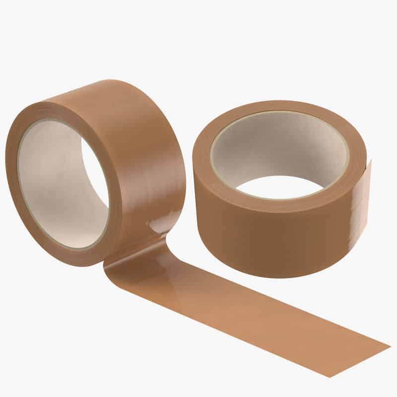 Buff Brown Clear Packaging Parcel Packing Tape Strong 48mm x 66m 6 12 Rolls 