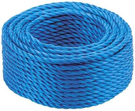 Blue Nylon Rope Polypropylene Tarpaulin Rope 6mm