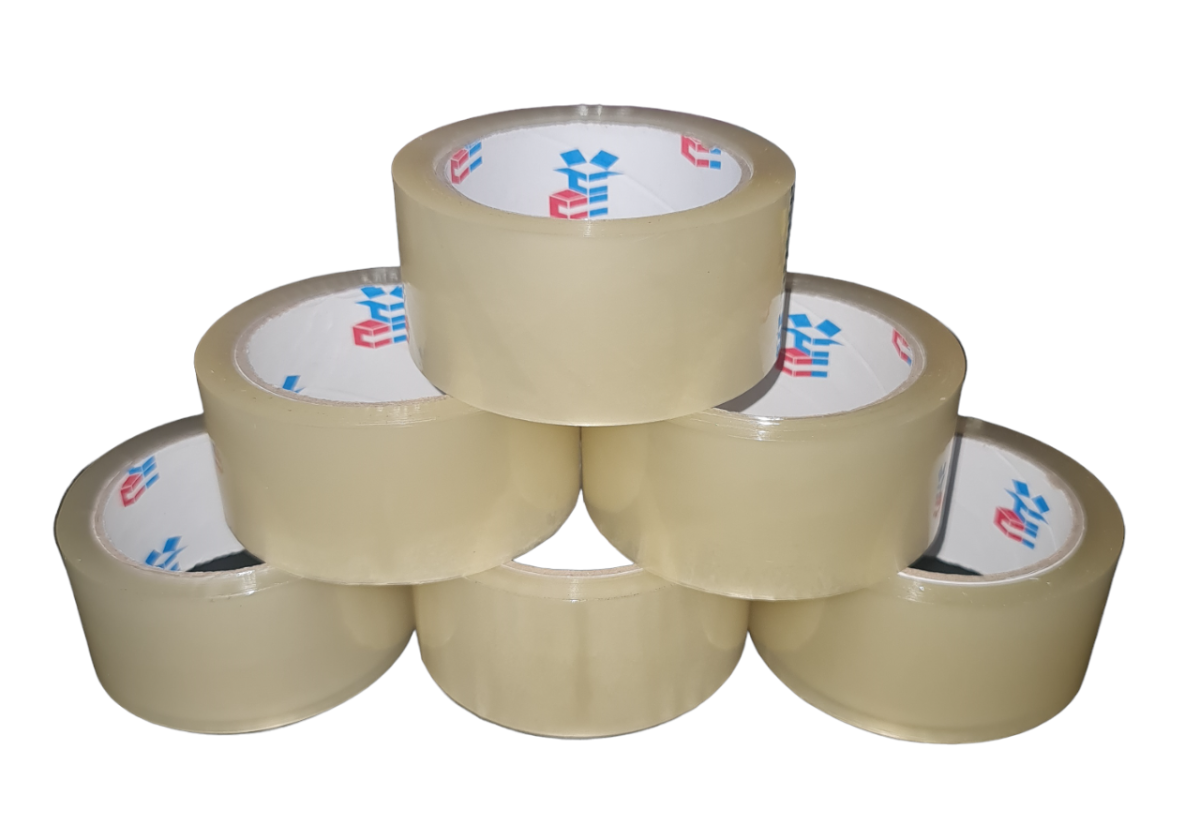 20230721_122849-PhotoRoom.png Low Noise Clear Packaging Tape 48mm x 66m Unbranded - Image 1