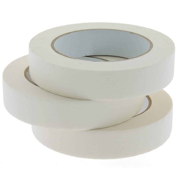 White/Creme Paper Colour Masking Tape 24mm x 50m