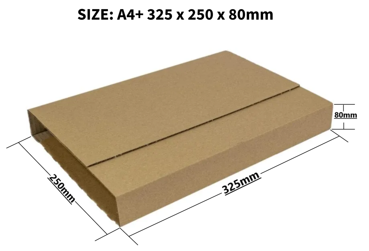 A4+ (Plus) Book Wrap Mailer 325mm x 250mm x 80mm - Image 2