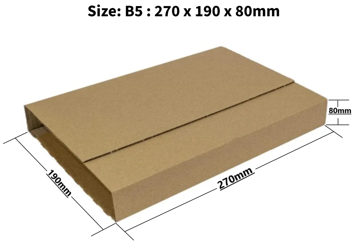 B5 Book Wrap Mailer 270mm x 190mm x 80mm - Image 2