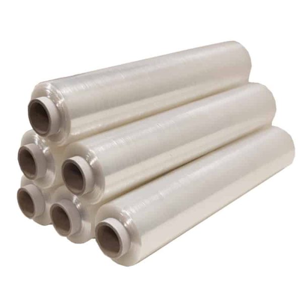 Clear Pallet Wrap Flush Core 400mm X 150m