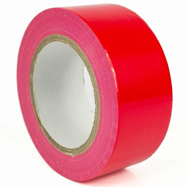 RED DUCT GAFFER CLOTH TAPE 48MM X 50M