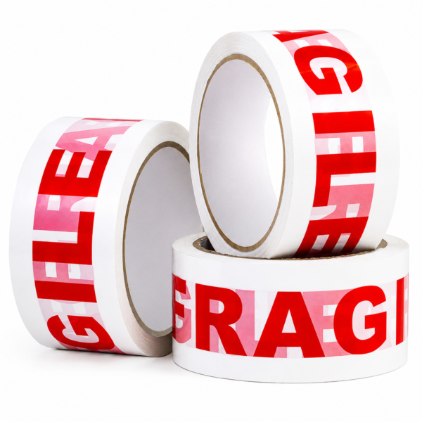 Fragile Printed Packaging Tape 48mm x 66m