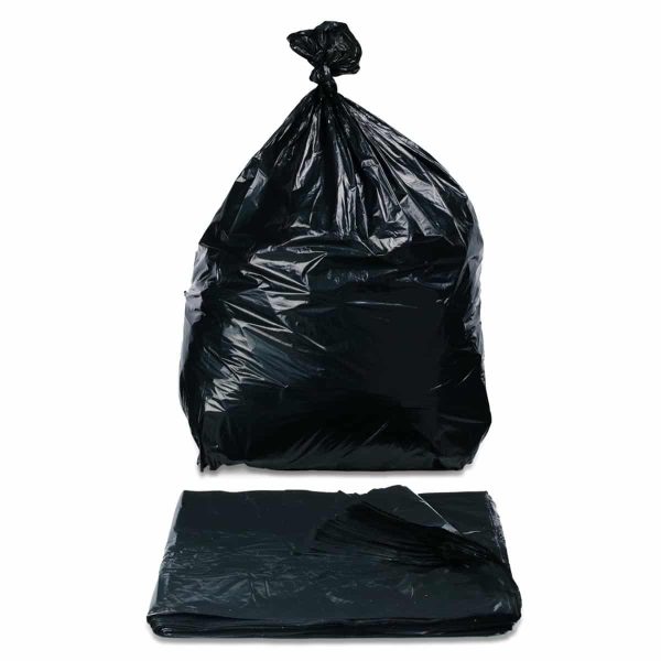 160 Gauge Black Refuse Sacks 18"x29"x39” (460mm x 730mm x 980mm)