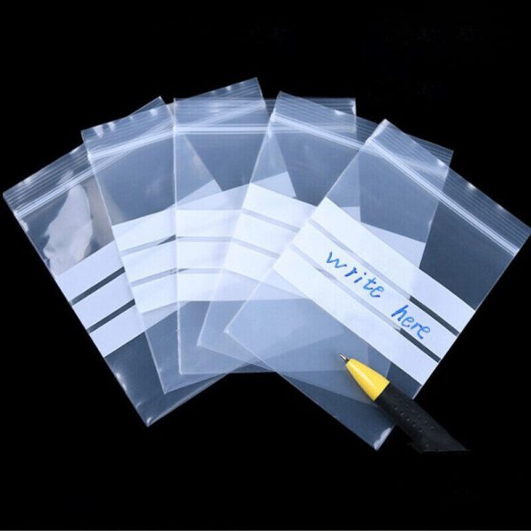 Grip Seal Bags WRITE ON PANEL 2.25” x 2.25” (57mm x 57mm)