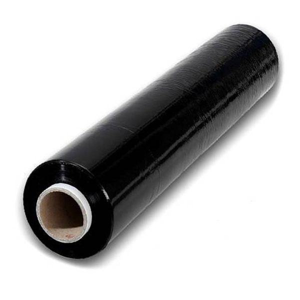 Black Pallet Wrap Flush Core 400mm X 300m