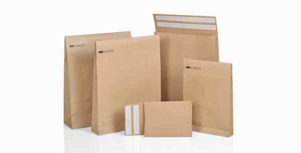 Kraft Paper Mailer Bags ECO Friendly 450mm x 350mm x 80mm +100mm