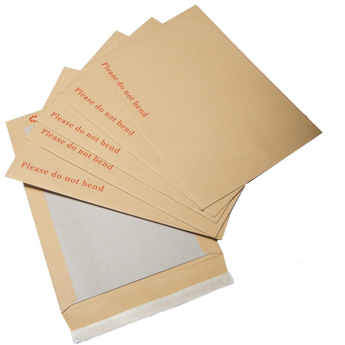free-photo.jpg B4 / C4+ Manilla Board Backed PLEASE DO NOT BEND Printed Envelopes 352MM x 249MM - Image 1
