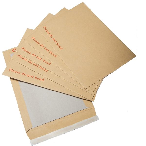 A3 Manilla Board Backed PLEASE DO NOT BEND Printed Envelopes 457mm X 324mm
